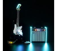 PIPART LED Light Kit for 21329 Stratocaster, Light Kit ONLY, Model NOT Included.