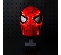 PIPART LED Light Kit for 76285 Spider-Man's Mask, Light Kit ONLY, Model NOT Included. (Standard)