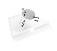 Pipe Adapter for Starlink Gen 3 Standard Dish, Stainless Steel Mounting Kit with 360-Degree Rotation & 20° Tilt, Fits Poles up to 2.2 in (56 mm), Triangular Structure with 6-Screw Security,