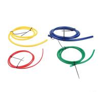 Pipe Bending Spring Kit for Copper Tubes 4PCS Set PE Plastic Internal Bender for HVAC Air Conditioning Brake Lines Red Green Yellow Blue 5m Length(1.2 m + Pocket)