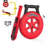 Pipe Blockage Detector, 30m Underground Sewer Locator with 7 Probes | Waterproof Wall Scanner for PVC & Metal Pipes | Professional Drainage Tool for Engineers & Plumbers