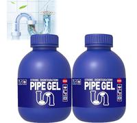 Pipe Bobo Drain Cleaner,Professional Drain Clog Remover,Pipe Bobo Strength DrainCleaner,Unclog Drains,Clog Remover, Shower, Tub, for All Pipes Materials(2pcs)