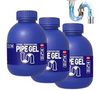 Pipe Bobo Strength Drains Cleaner,Drain Clog Remover Liquid,Liquido Para Destapar Tuberias,Liquid Plumber Drain Cleaner,10FL OZ(3PC)