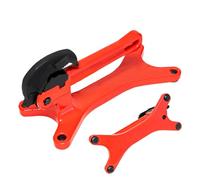 Pipe Brackets - Pipe Clamp Fixing | Pipeline Support Clamp | Gear Operated Solid Base Equipment, Portable Mount, Narrow Space Work Site Tool, Plumbing Installation, Heavy-Duty Securing, Adju