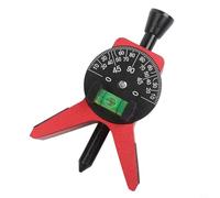 Pipe Center Finder, Adjustable Bubble Protractor for .5-6 Inch Pipe Diameter Marking, Y-Shaped Aluminum Alloy Centering Head with Safety Punch for Welding and Fabrication