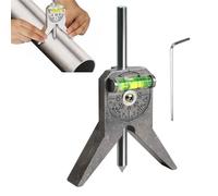 Pipe Center Finder - Angle Mapping Tool, Precision Layout Display with Integrated Spirit Level | Measuring Aid for Manufacturing Planning, Improving Structural Alignment, Clarity, Reinforcement