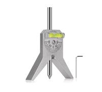 Pipe Center Finder, Marker Centering Tool, Pipefitter Tools, Safety Pipe Marker Centering Head Tool, 4in Y Type Base, with Adjustable Dial Bubble Protractor