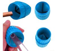 Pipe Chamferer & Deburring Tool for Internal and External Pipe Edging - Plastic Shell with Spring Steel Blade, Suitable for PVC, PPR, Copper, Br