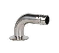 Pipe clamp,12.7 16 19 25 32 38-108mm Hose Barb X 1.5" - 4" Tri Clamp 90 Degree Elbow SUS 304 Stainless Steel Home Brew Beer Wine(SUS,45mm K64mm)(Sus 304,63mm Barb K77.5mm)