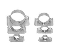 Pipe Clamp 5PcsLot with Screw from The Wall Yards Away Ffrom The Wall of The Card Saddle Card Galvanized by The(25mm)