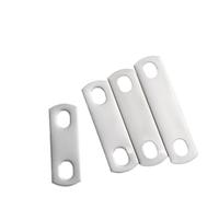 Pipe Clamp Baffle M6 M8 M10 M12 304 Stainless Steel | U-Shaped Square Gasket Screw Bolt Connection Piece Hardware(M10x100-1pcs)