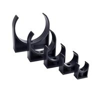 Pipe Clamp Connector, 2~20pcs I.D. 20~110mm PVC Pipe Clamp Connector Garden Irrigation Fish Tank Watering Adapter Fittings Fixing Joint(5pcs,Inner Dia 25mm)