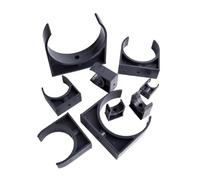 Pipe Clamp Connector, 2~20pcs I.D. 20~110mm UPVC Pipe Clamp Connector Garden Irrigation Fish Tank Watering Adapter Fittings Fixing Joint(5pcs,Inner Dia 50mm)