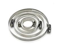Pipe Clamps Stainless Steel Hose Clips Diameter 8mm ~ 120mm Car Fuel Worm Drive Clip Fixed Tool(38-57mm x 10pcs)