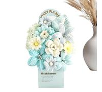 Pipe Cleaner Flowers - DIY Bendable Twisting Stick,Pipe Cleaners Craft for Flower | for Bouquet Mother's Day Crafts Making Art Project School Home Wedding