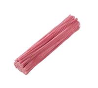 Pipe Cleaners 100 Pcs Colorful Chenille Stems Pipe Cleaners Plush Tinsel Stem Wired Sticks Twist Stick DIY Craft(Color 4)