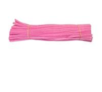 Pipe Cleaners 100PC Pipe Cleaners Colorful Chenille Stem DIY Handmade Material Plush Strip Cleaner Craft Supplies(Color 6)