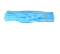 Pipe Cleaners 100PC Pipe Cleaners Colorful Chenille Stem DIY Handmade Material Plush Strip Cleaner Craft Supplies(Color 1)