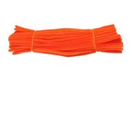 Pipe Cleaners 100PC Pipe Cleaners Colorful Chenille Stem DIY Handmade Material Plush Strip Cleaner Craft Supplies(Color 12)