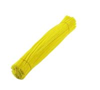 Pipe Cleaners 100pcs Colorful Chenille Rod Pipe Education Handmade Cleaner DIY Craft Supplies(LightYellow 100pcs)
