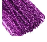 Pipe Cleaners 100PCS Colorful Chenille Stem Twisted Rod Wool Wire DIY Handcraft Twisting Arts Crafts Decorations(Color 15)