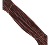Pipe Cleaners 100PCS Colorful Twisted Rod DIY Handcraft Bar Wire Imaginative Wool Root Fluffy Iron Sticks Art Educational Toys(Espresso)
