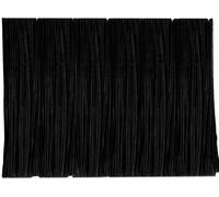 Pipe Cleaners,200Pcs Black Pipe Cleaners - 30Cm Pipecleaners, Multi-Colour Fuzzy Sticks, Diy Arts & Crafts Supplies For Flowers, Christmas & School Projects