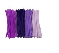 Pipe Cleaners 200PCS Purple Series Pipe Cleaners Chenille Stem Craft Supplies For DIY Arts Crafts(Mixed purple-200pcs)
