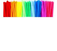 Pipe Cleaners Chenille Wire Pipe DIY Plush Stem Wires Cleaners Colorful Stems Wired Twist Stick Hair Strip(Classic,900PCS)