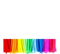 Pipe Cleaners Colorful Chenille Stems Pipe Cleaners Plush Tinsel Stem Wired Sticks Twist Stick DIY Craft(Color 2,500PCS)