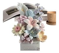 Pipe Cleaners Craft Kit - DIY Chenille Stems Bouquet Craft Indoor Decor for Home | Pipe Cleaner Flower Making Kit | Creative Pipes Cleaner Flowers Set for Bedroom Study Room Party Mother's Day