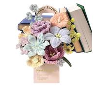 Pipe Cleaners Craft Kit - DIY Chenille Stems Bouquet Craft Indoor Decor for Home | Pipe Cleaner Flower Making Kit | Creative Pipes Cleaner Flowers Set for Bedroom Study Room Party Mother's Day