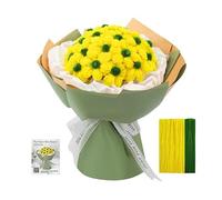 Pipe Cleaners Craft Set, Daisy Bouquet Pipe Cleaners Craft Set with Video Tutorials - DIY Floral Art Kit for Home Decor, Birthdays & Classroom Activities Graduation Wedding Gift