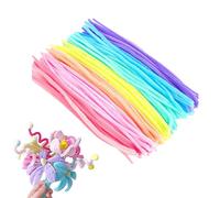 Pipe Cleaners for Craft,100PCS 30cm x 6mm Long Flexible Pipecleaners in Assorted Colours,Chenille Stems Pipe Cleaners Craft Supplies for DIY Arts & Crafts Project Decorations (Macaron Color Mixed)