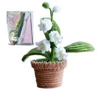 Pipe Cleaners for Craft 11.8 Inch Colourful Flexible Chenille Stems Including Flower Rod, Tape,Craft Glue, Craft Supplies for DIY Lily of the Valley Potted Plant Project Style2 Craft Pipe Cleaners Che