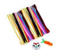 Pipe Cleaners for Craft - 200 PCS Multi-Coloured Pipe Cleaners in 20 Vibrant Colours, Flexible Craft Supplies for DIY Arts, Kids' Crafts, Decorations and Creative Handmade Projects