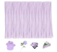 Pipe Cleaners for Craft,6mm 200PCS Purple Long Craft Pipes Cleaner,High Density Chenille Stem for DIY,Wire Flexible Macaron Pipe Sticks for Beginners DIY,Suitable for Handmade,Holiday Decorations