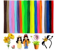 Pipe Cleaners For Craft, Coloured Pipe Cleaners For Craft, Twisting Stick Diy, 200 Pcs 30cm X 6mm, Chenille Cord For Creative Diy Decoratio And Craft Project