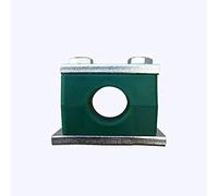 Pipe Clips Vogueing Tool 2Pcs Tube Clamps Standard Metric Plastic Hydraulic Pipe Clamp for Oil, Water, Gas Pipe Fixing (Outer Diameter:38MM)