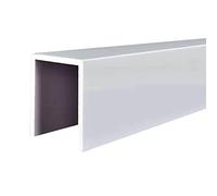 Pipe Concealer for Wall, Inside Bathroom Kitchen Pipework Cable Raceway/Line Cover 0.8 1.1 1.2 1.5 1.6 M Covering Over Pipes for Ducting Ugly Gas Lines, White PVC U Shape(140cm x 16cm x 16cm)