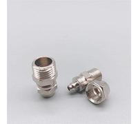 Pipe Connector 10pcs PC4 6 8 10 12 14 16mm Tube to M5 1/8 1/4 3/8 1/2 Trachea Quick Screw Connector Copper Pneumatic Components Fat Twist Joint (Color : PC OD 14mm, Thread Specification M5) Fittings