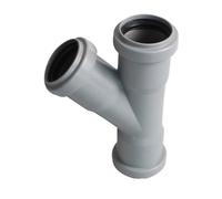 Pipe Connector 40mm 45 Degree Y-Shaped Strainer Connector Waste Pipe Joiner Waste Compression Fittings for Bath, Kitchen Sink