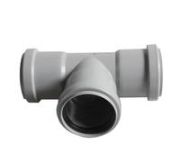 Pipe Connector 50mm 90 Degree 3-Way Strainer Connector Waste Pipe Joiner Waste Compression Fittings for Bath, Kitchen Sink, Shower Tray