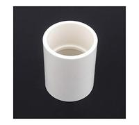 Pipe connector 50mm PVC Pipe Joints Garden Water Connectors Farm Irrigation System Fittings Square Water Fountain Pipe Straight 12/24/48pcs (Color : White 50mm Direct, Diameter : 12pcs)
