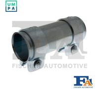 Heavy Duty Exhaust Sleeve Connector Pipe Clamp Tube Joiner 51/48mm Length 110mm