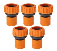 Pipe Connector Plastic Hose Connector Quick Hose Coupler 1 Inch Garden Hose Connector for Water Washer Sprayer Accessories Durable Sturdy PP Material 5 Pieces