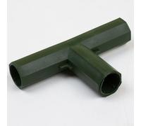 Pipe Connectors for Building Garden Greenhouses Cold Frames and Support Shelving from Plastic PVC or Metal (E)