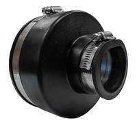 Pipe Coupling Adaptor 110mm-122mm to 48mm-56mm, EPDM Rubber Flexible Underground Drainage Reducer Fitting Channel Drain Connector