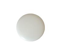 Pipe Cover 130 mm x 15 mm White for Ventilation Pipe - Round ABS Cover for Ventilation, Exhaust & Pipe Opening - Wall Cover for Bathroom Kitchen Garage Attic Dryer & Outdoor Wall (White 130 mm - 1