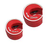 Pipe Cutter 15mm and 22mm, Copper Pipe Cutter, Copper Pipe Slice Tube Cutter, Pipe Slice Copper Pipe, Pipe Cutter Set Plumbing Pipe Cutter for Cutting Copper, Titanium, Brass, Plastic
